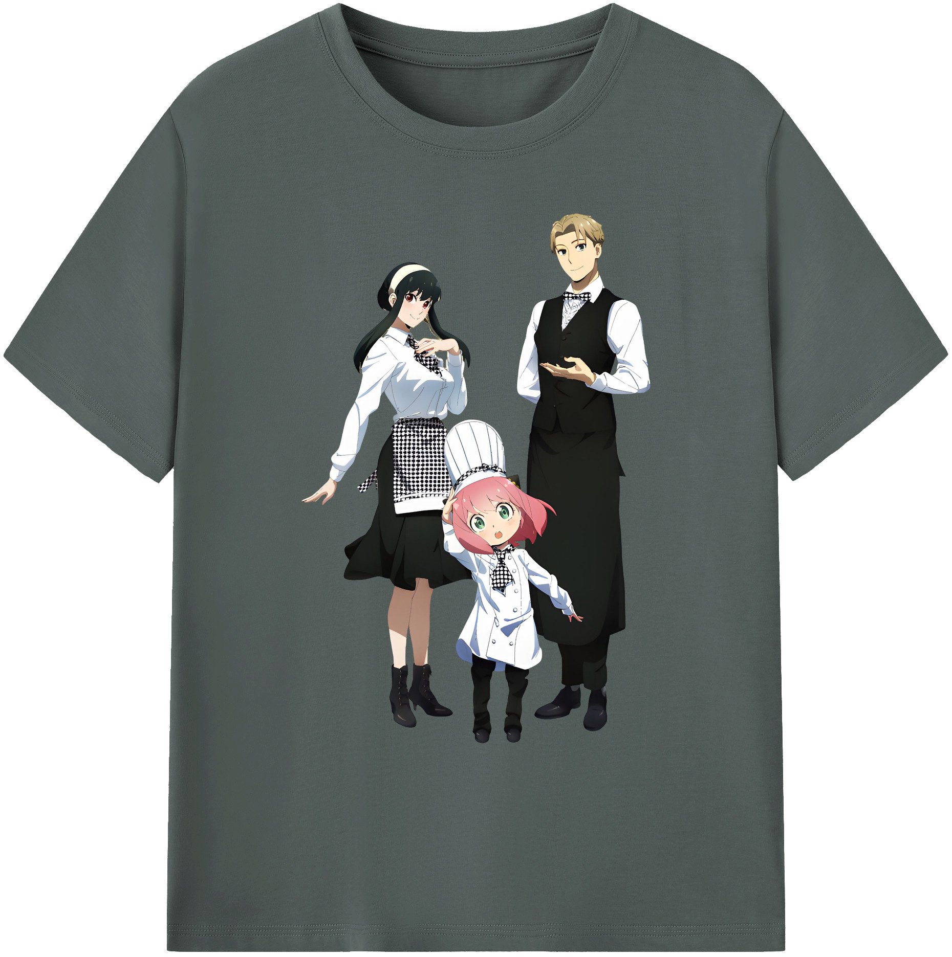 （画像用） SPY×FAMILY间谍家家酒 綿100％ メンズ半袖Tシャツ｜肌触りやわらか＆通気性
